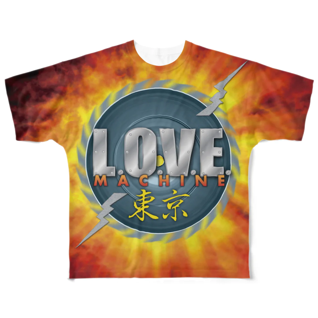 LOVE MACHINE TOKYO ショップのLMTロゴメッシュＴシャツ（両面） フルグラフィックTシャツ