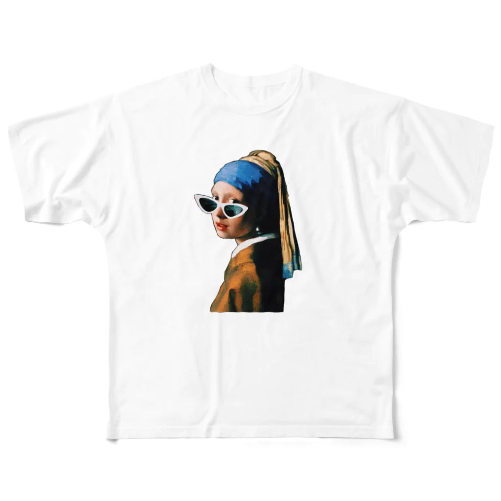 m_nyskytのVermeer _art2@Ｔシャツ フルグラフィックTシャツ