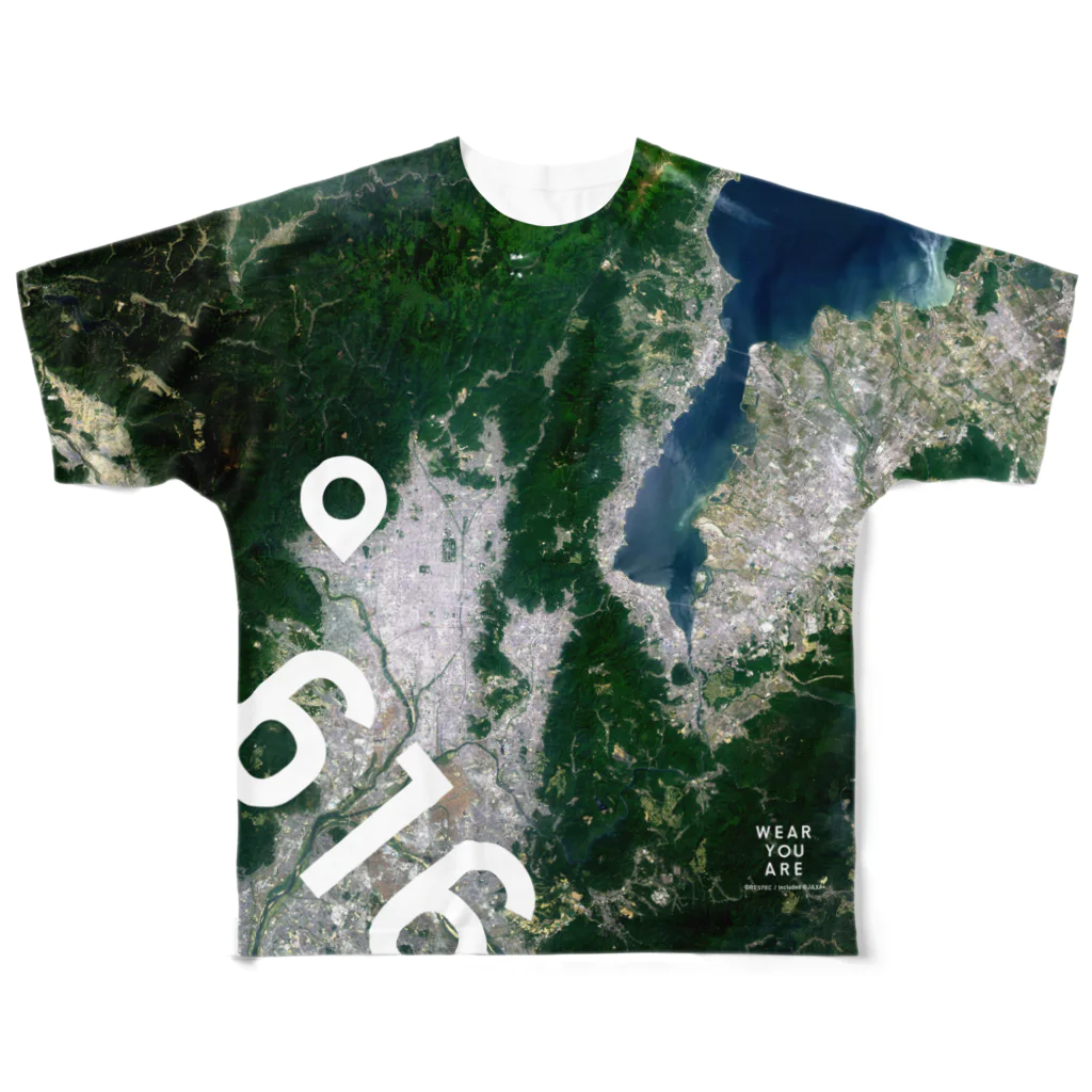 WEAR YOU AREの京都府 京都市 Tシャツ 両面 All-Over Print T-Shirt