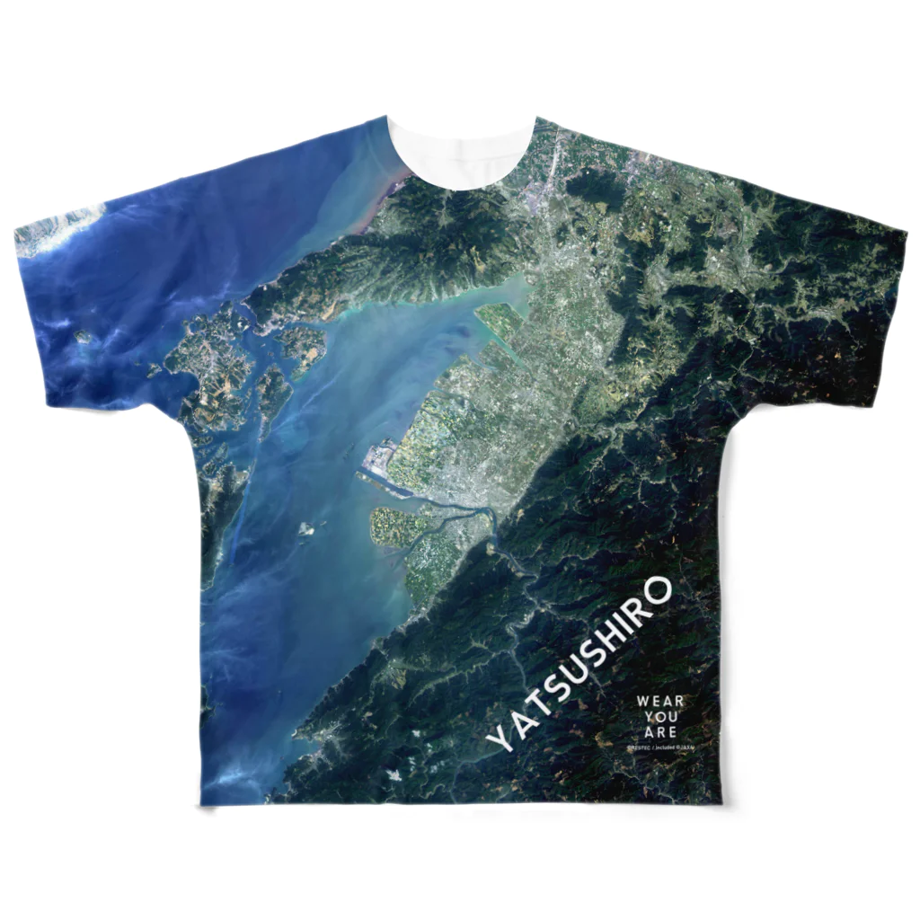 WEAR YOU AREの熊本県 八代市 Tシャツ 両面 All-Over Print T-Shirt