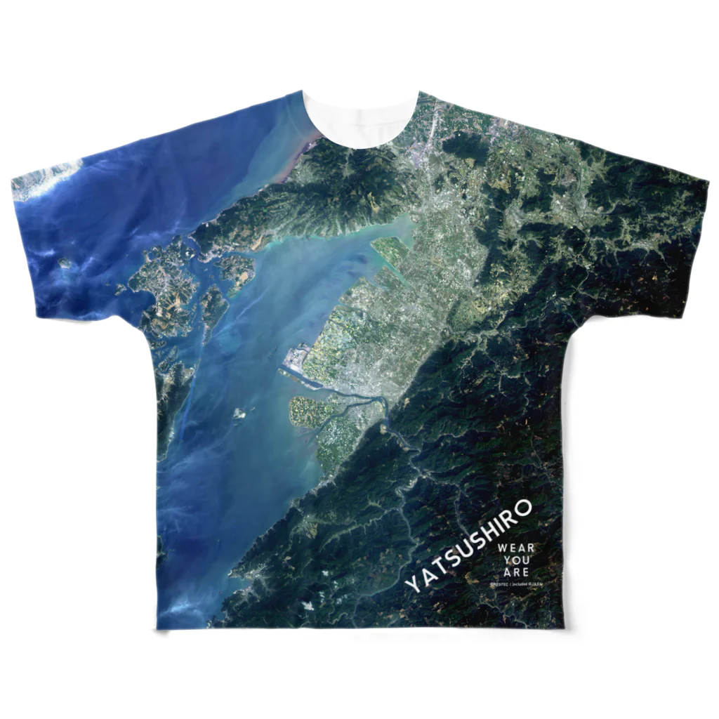 WEAR YOU AREの熊本県 八代市 Tシャツ 両面 All-Over Print T-Shirt