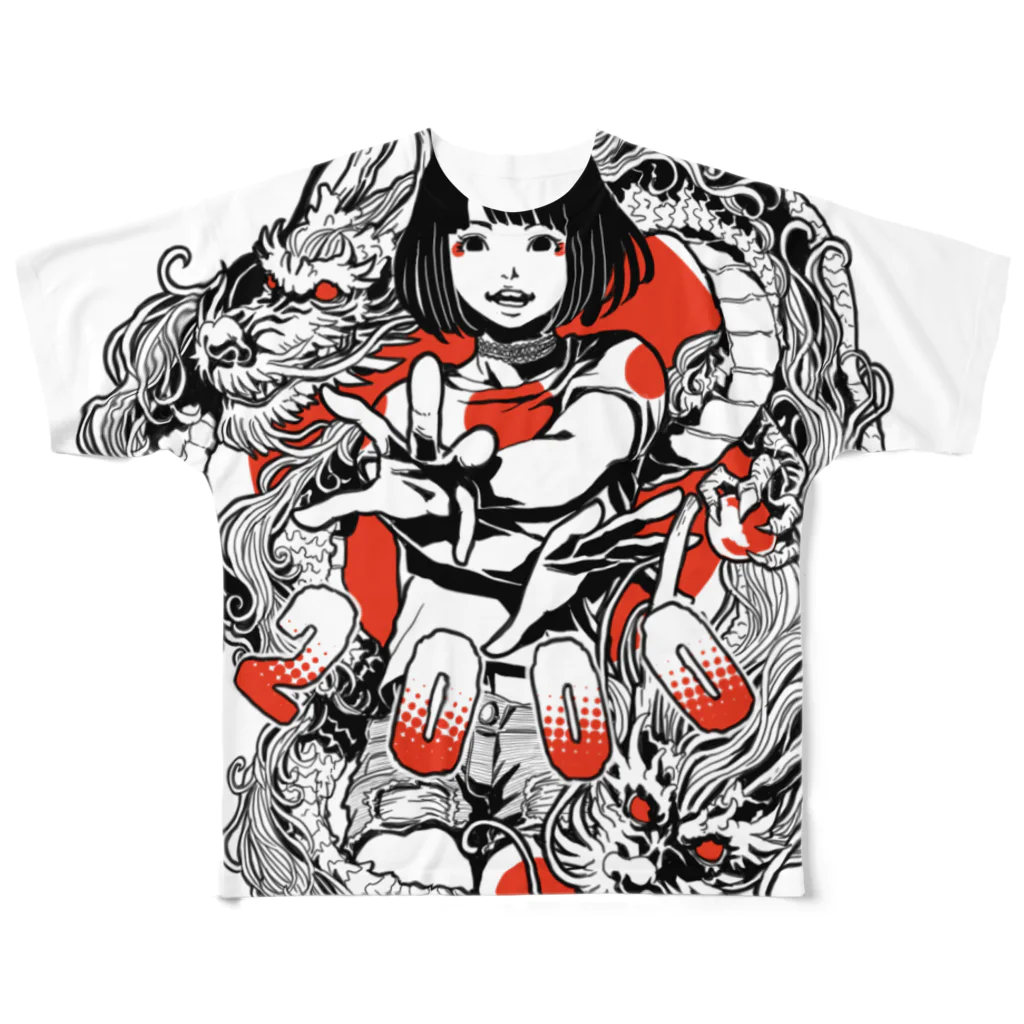 てりィ'S Factoryの日本国娘2000 All-Over Print T-Shirt