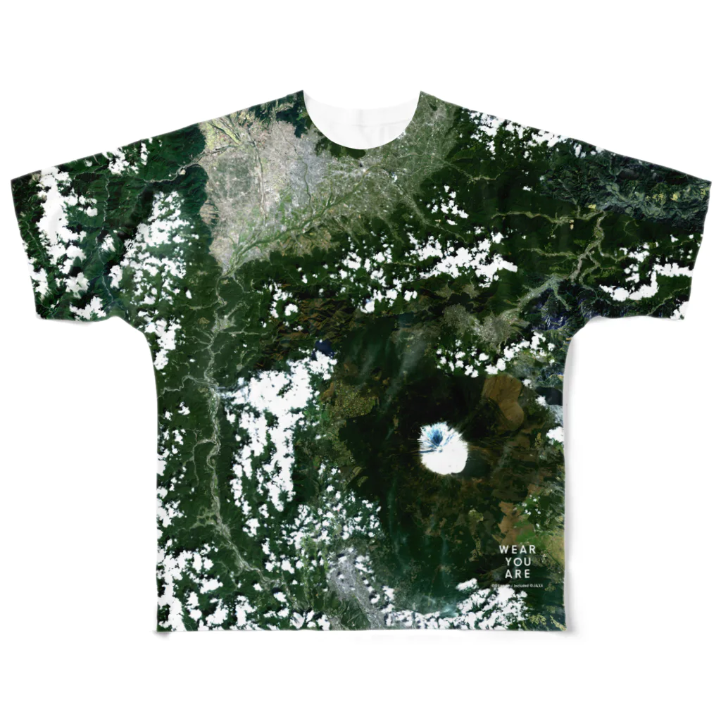 WEAR YOU AREの山梨県 南都留郡 Tシャツ 両面 All-Over Print T-Shirt