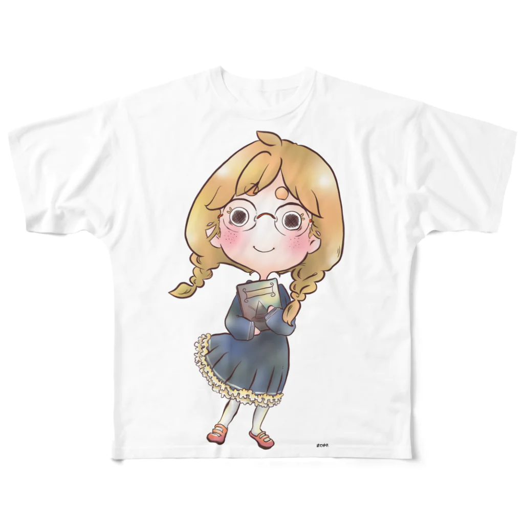 まてゆき.のこれから魔法使いちゃん All-Over Print T-Shirt