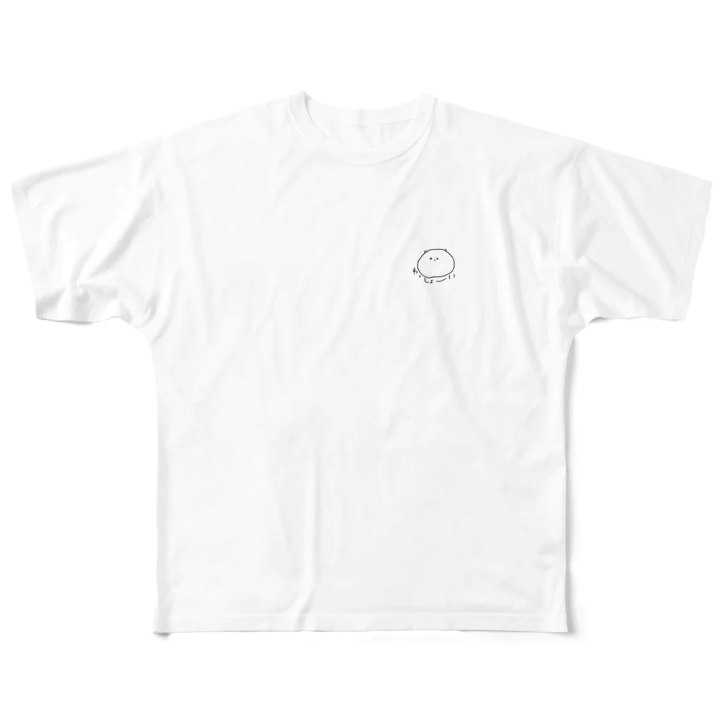 ps_am_leのシンプルなポメラニアン All-Over Print T-Shirt