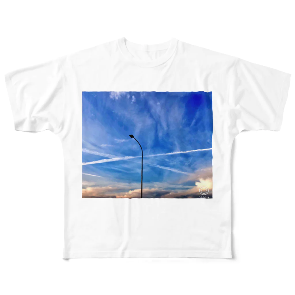 kinokotakenoko2828のBlue sky  All-Over Print T-Shirt