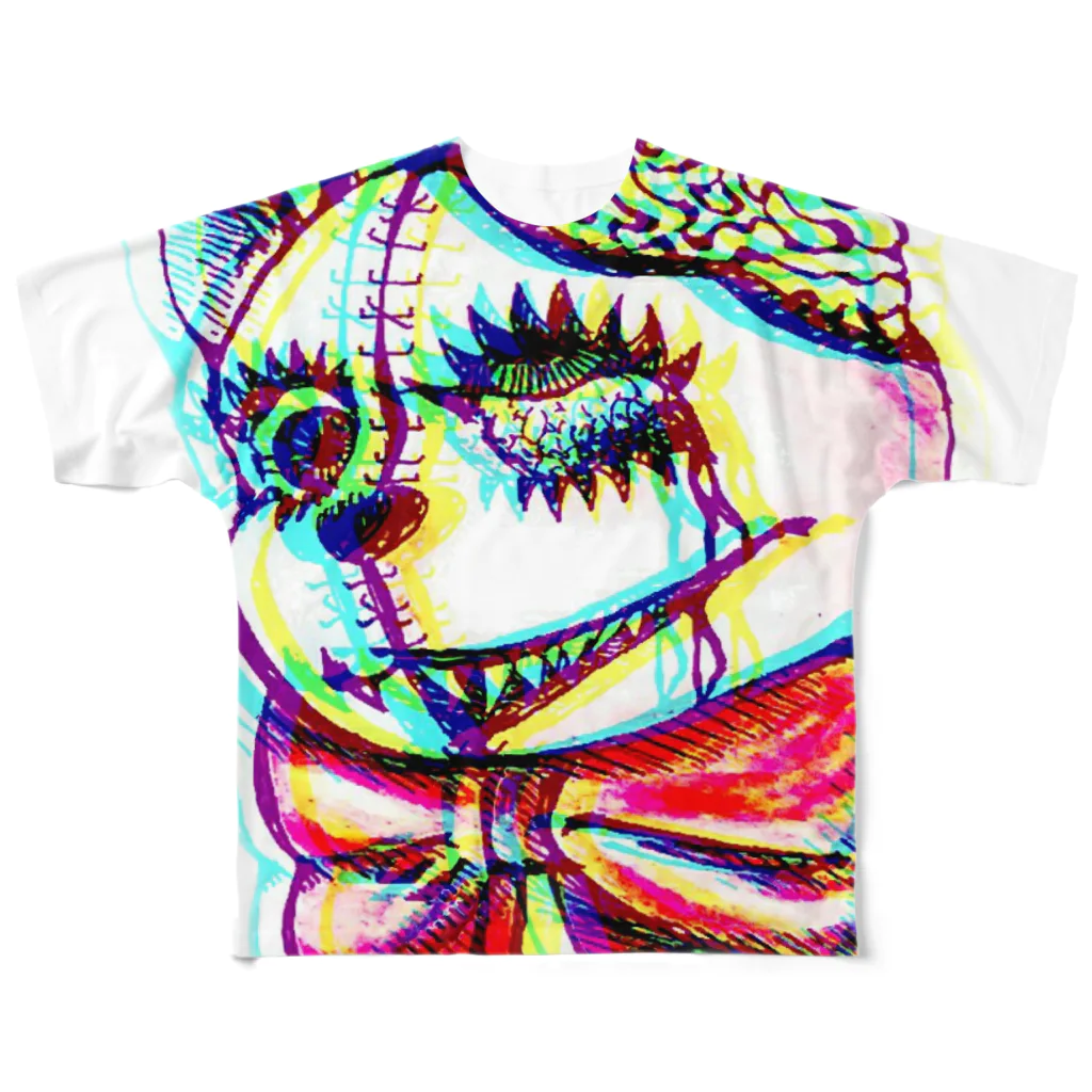 Yuaのアンデッドベア All-Over Print T-Shirt