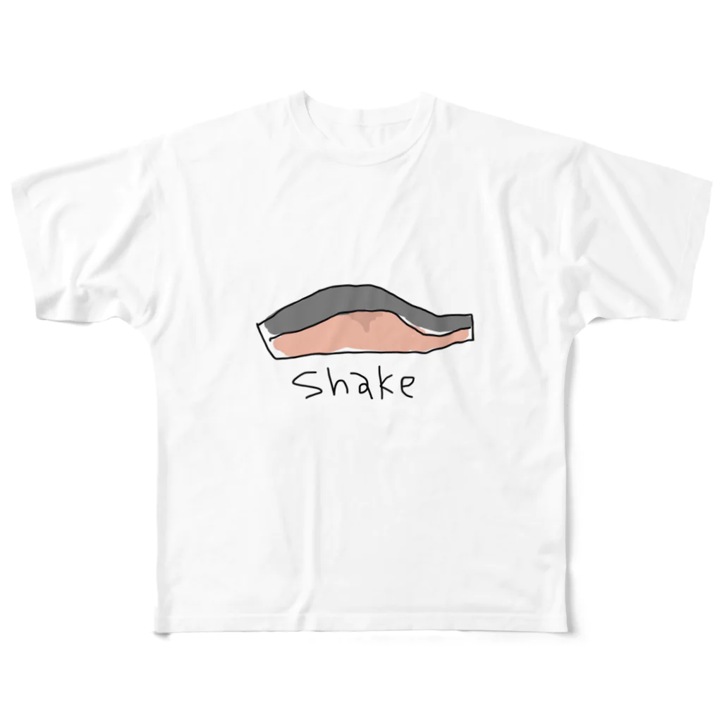 してぃうるふのSHAKE フルグラフィックTシャツ