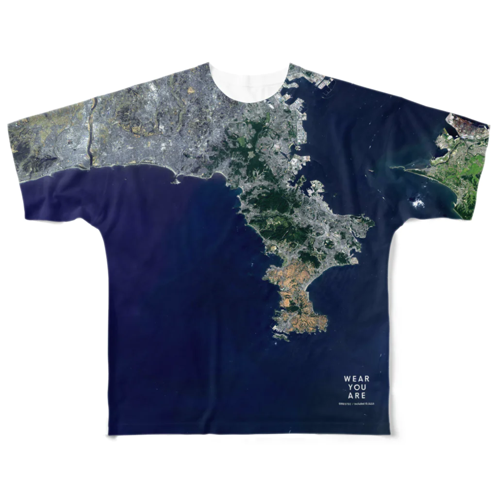 WEAR YOU AREの日本 Tシャツ 両面 フルグラフィックTシャツ