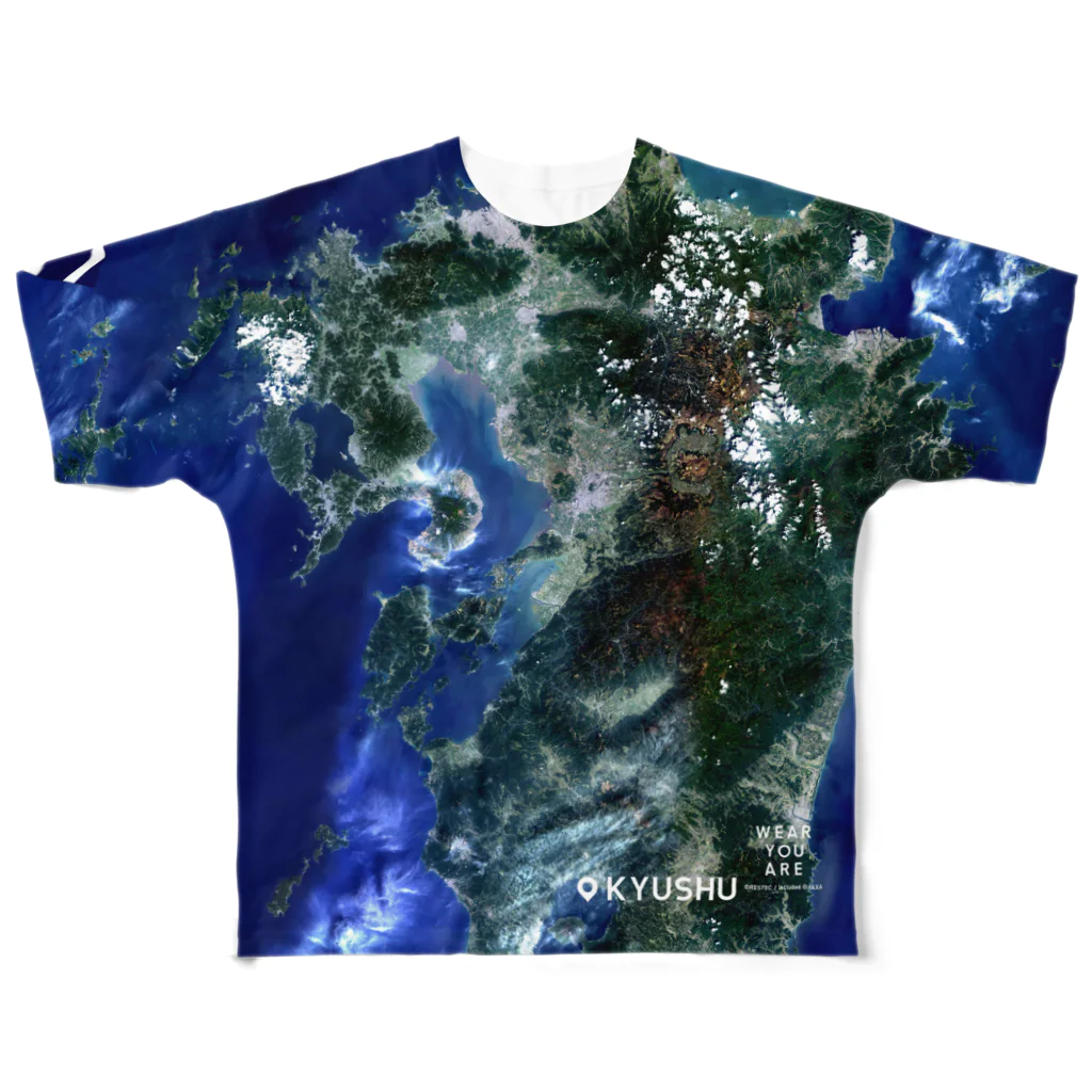 WEAR YOU AREの日本 Tシャツ 両面 All-Over Print T-Shirt