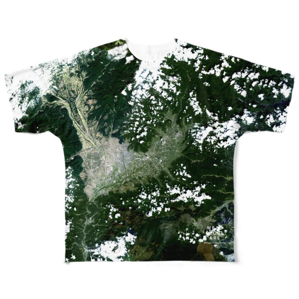 WEAR YOU AREの山梨県 笛吹市 Tシャツ 両面 All-Over Print T-Shirt