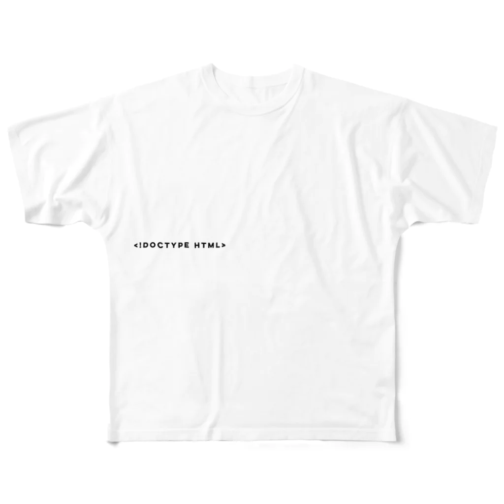 submarineのSENGEN T-shirt （WHITE2） All-Over Print T-Shirt