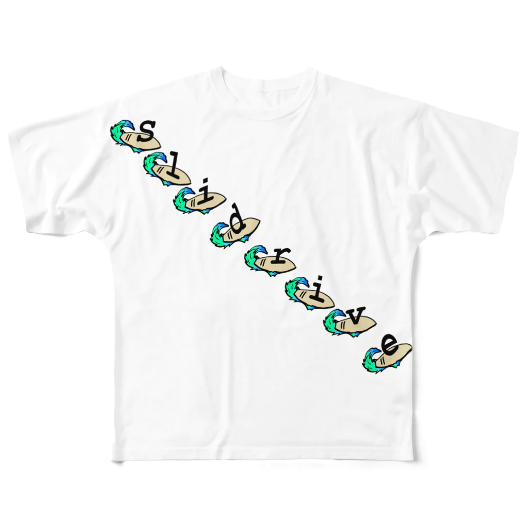 SlidriveのSlisurf PART2 T-Shirts All-Over Print T-Shirt