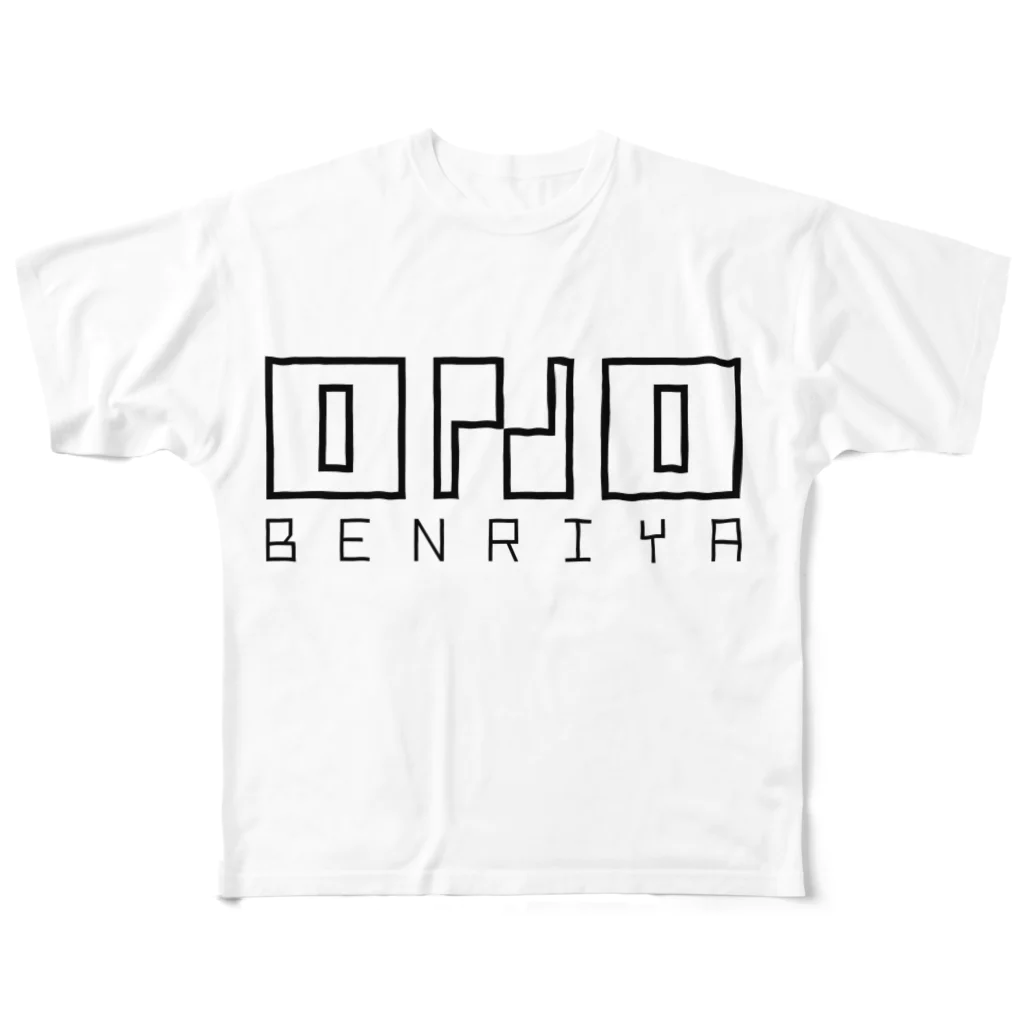 小野便利店のONO_003 フルグラフィックTシャツ