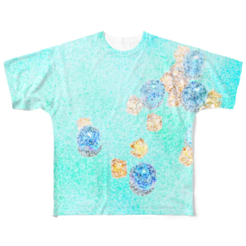 魚風商店の水辺の思い出 All-Over Print T-Shirt