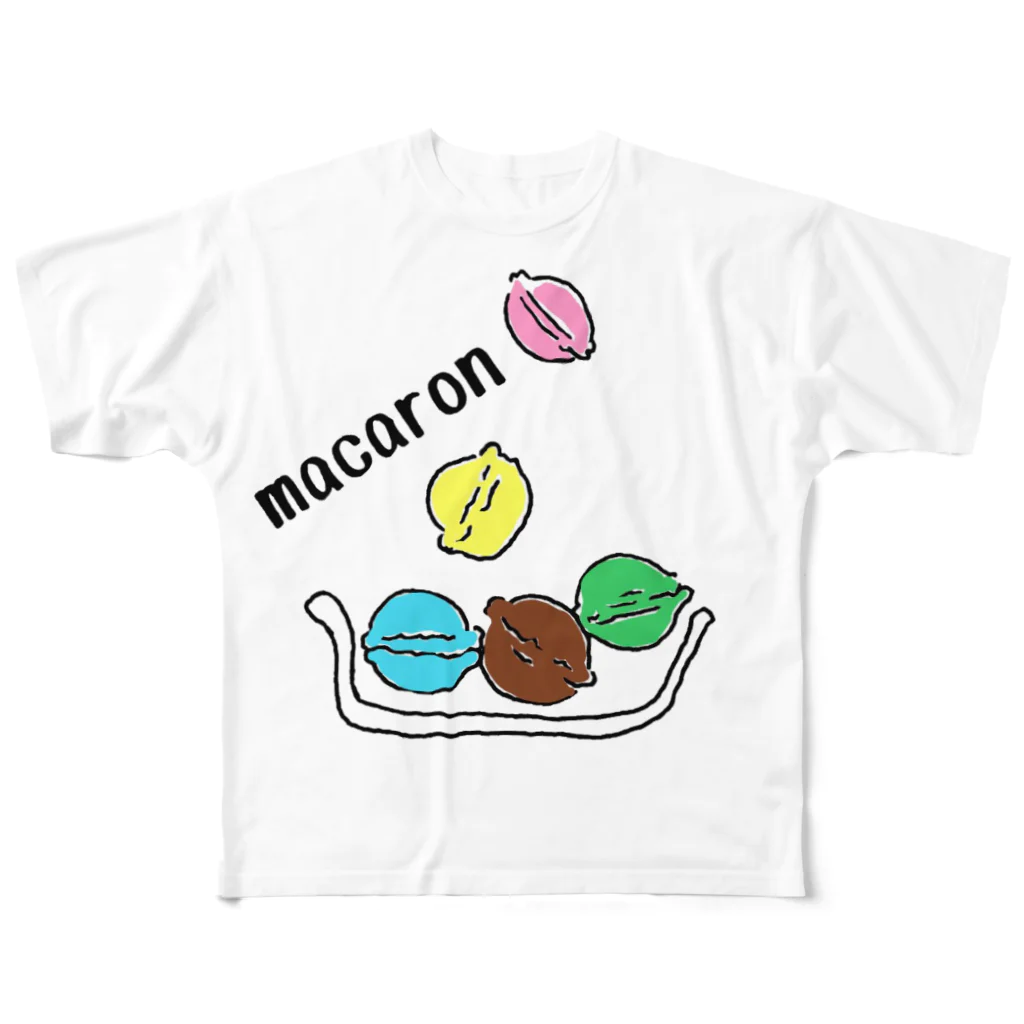 A.K FACTORYのマカロン フルグラフィックTシャツ