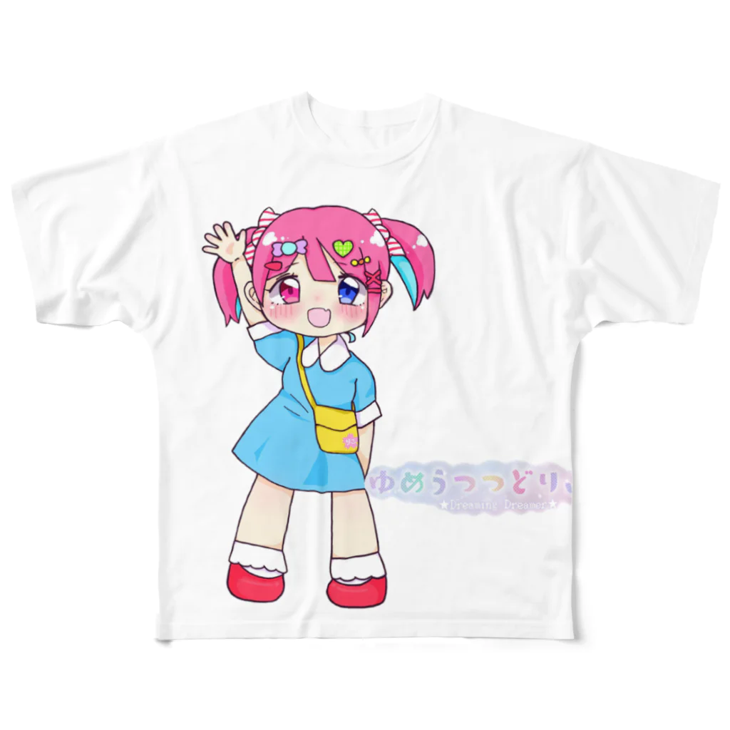 rikotanの🦄ゆめうつつどりぃまぁ(Tシャツ) フルグラフィックTシャツ