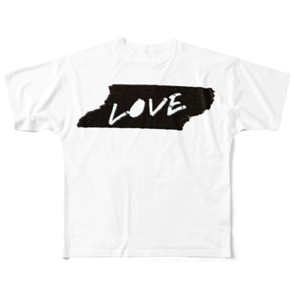Parallel　WorldのLOVE×マスキングテープ All-Over Print T-Shirt