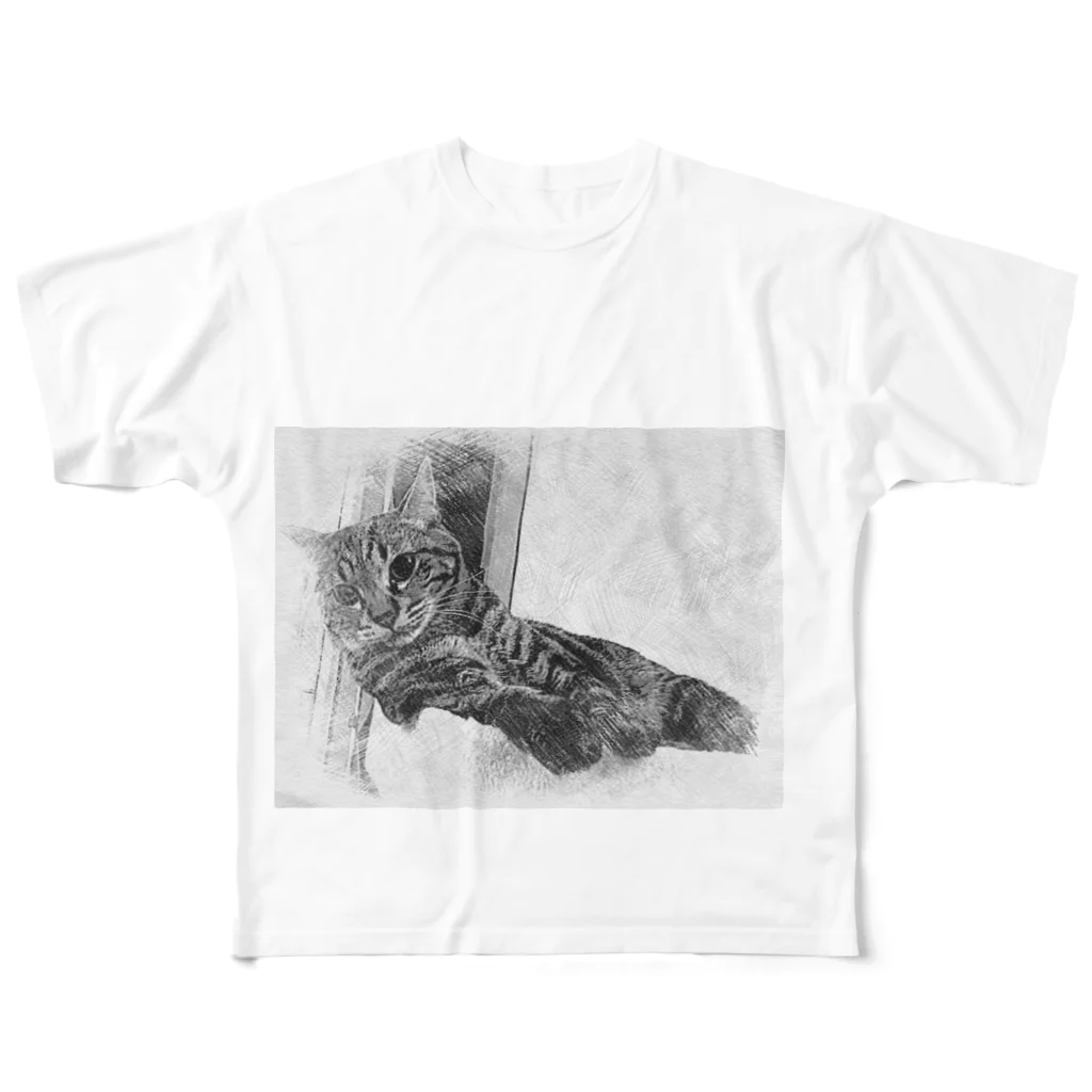 ta-chanのネコ😼 フルグラフィックTシャツ