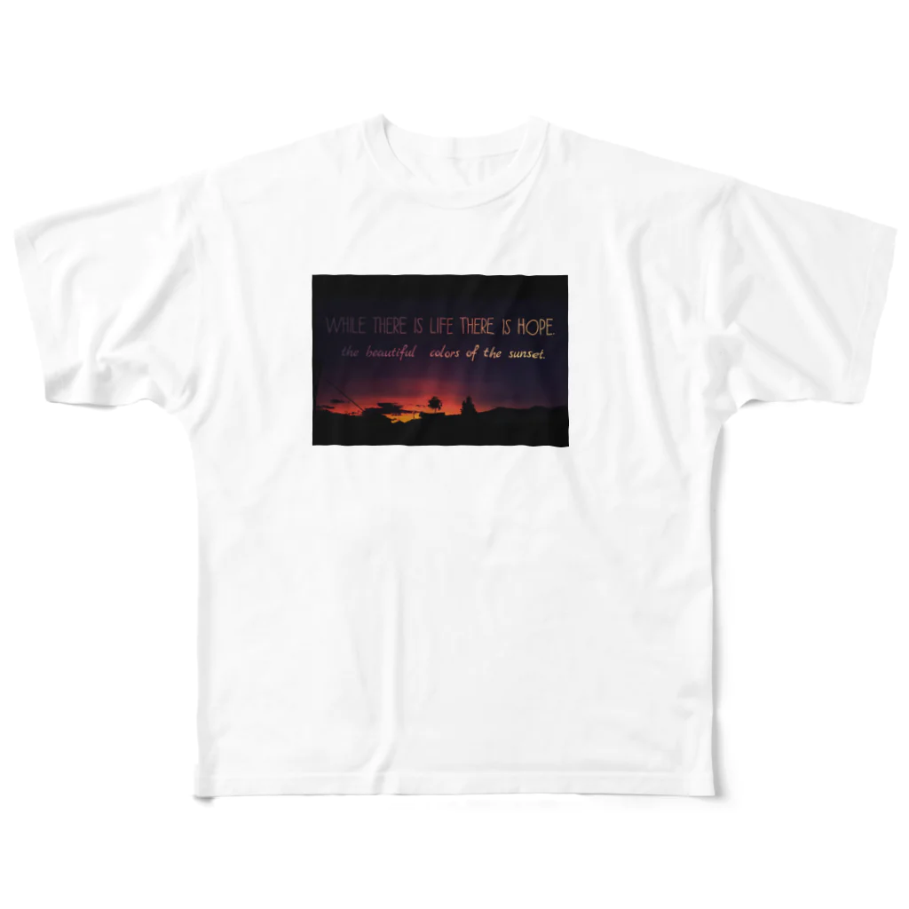 WADAMACHI-BASEのGood luck Japan フルグラフィックTシャツ