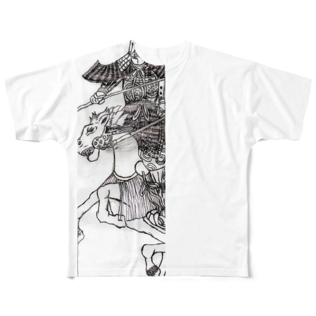 burijinaの武者絵 All-Over Print T-Shirt