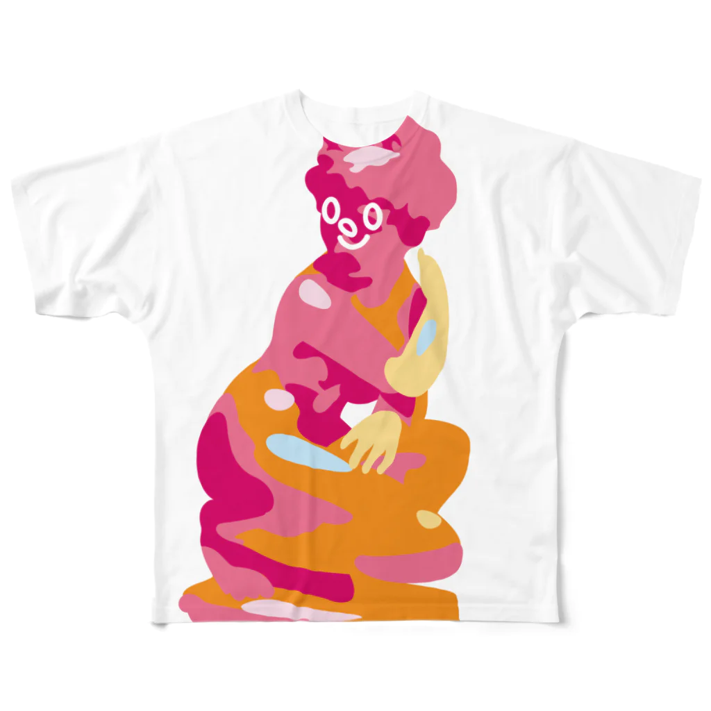 manaBeeのレリーのヴィーナス フルグラフィックTシャツ