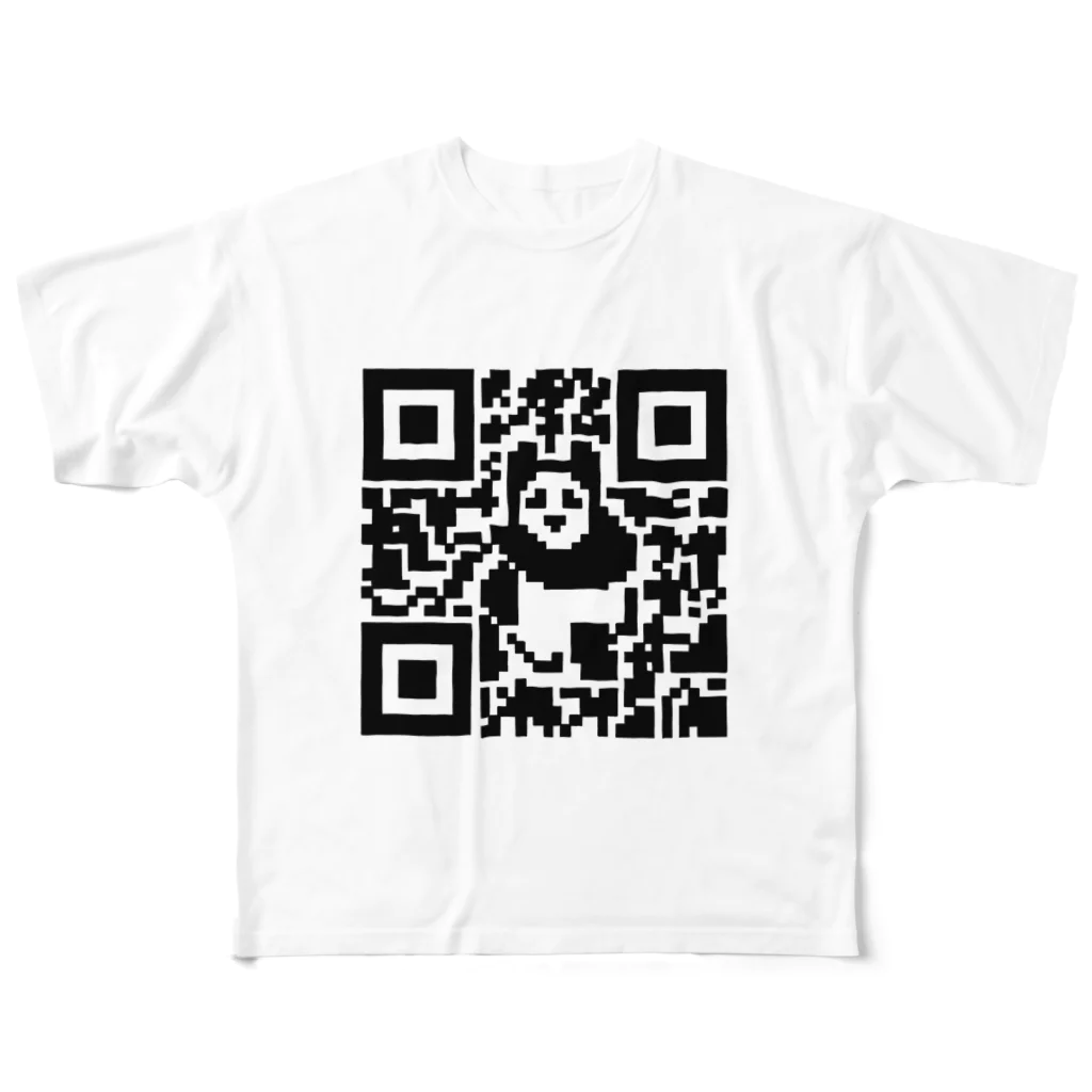 イトスク　のPNDコード フルグラフィックTシャツ