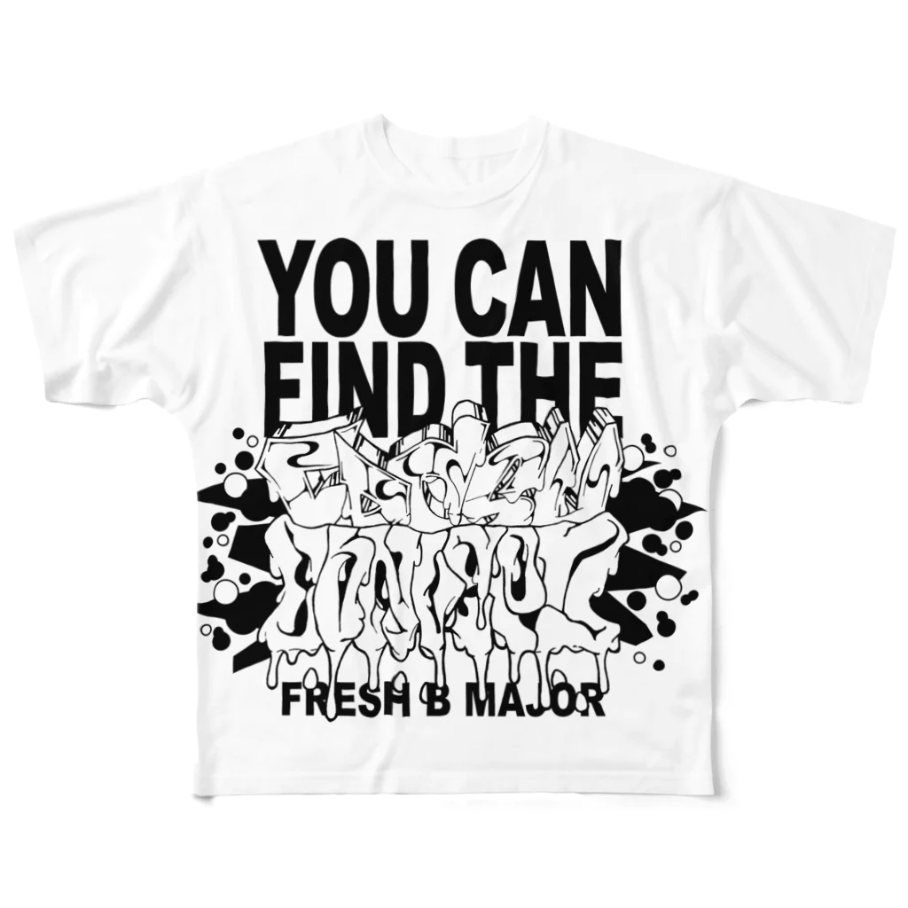 FreshBMajorのgraffiti YCFTF All-Over Print T-Shirt