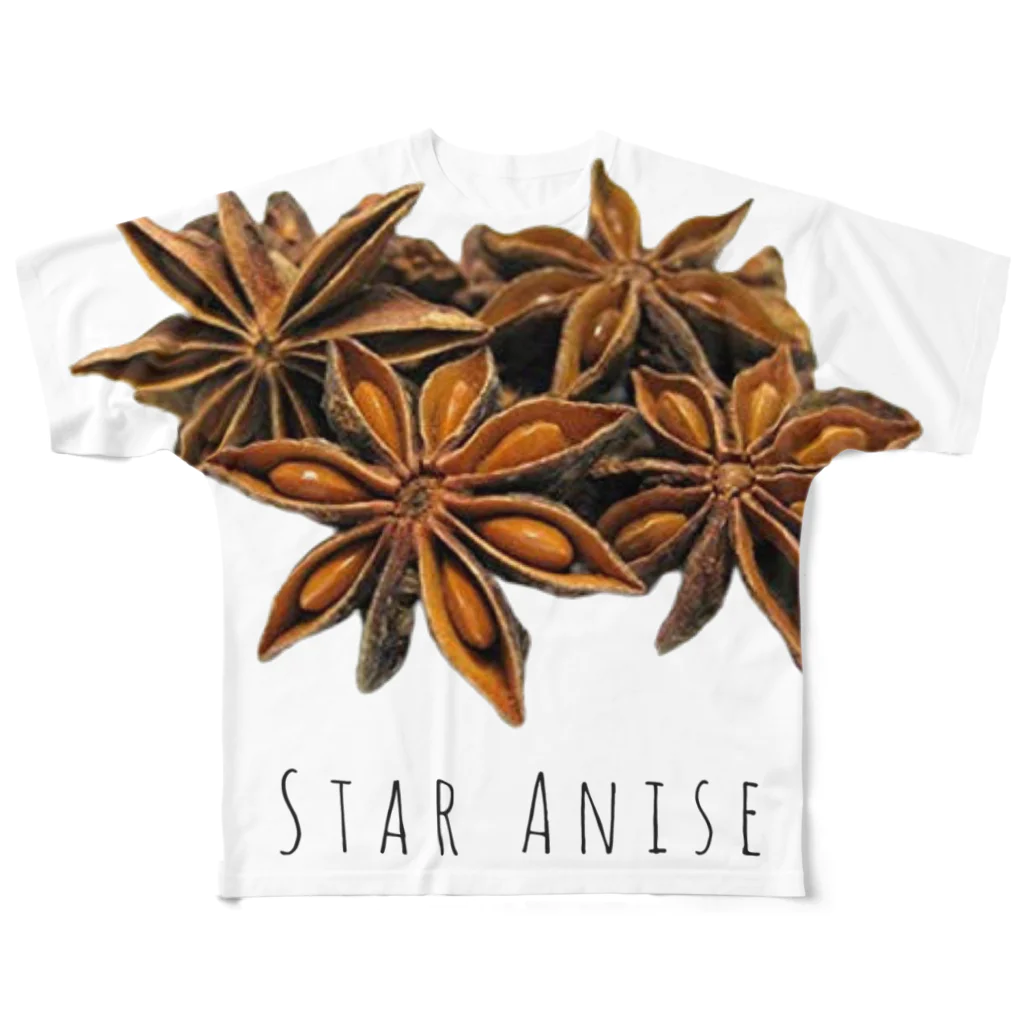 テイク コーポレーションのSTAR ANISE フルグラフィックTシャツ