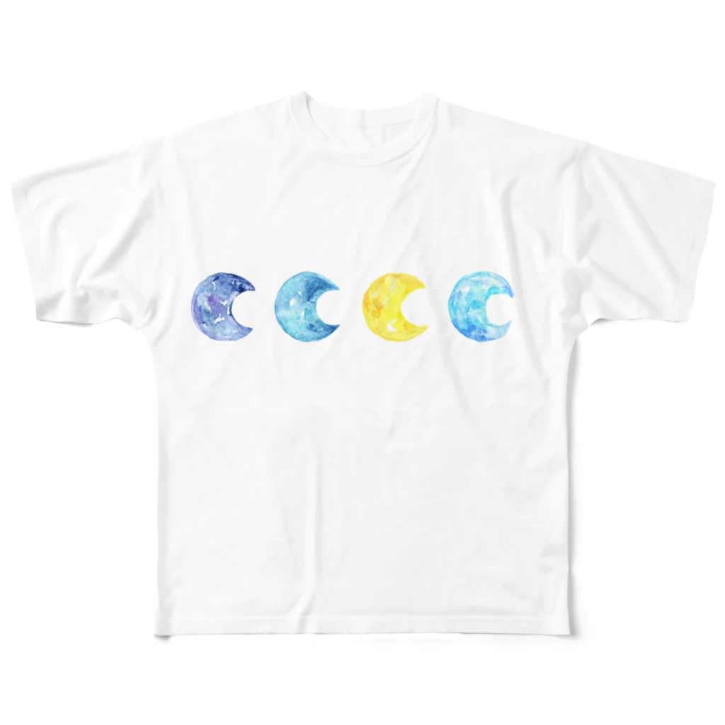 .porteのmoonlight All-Over Print T-Shirt