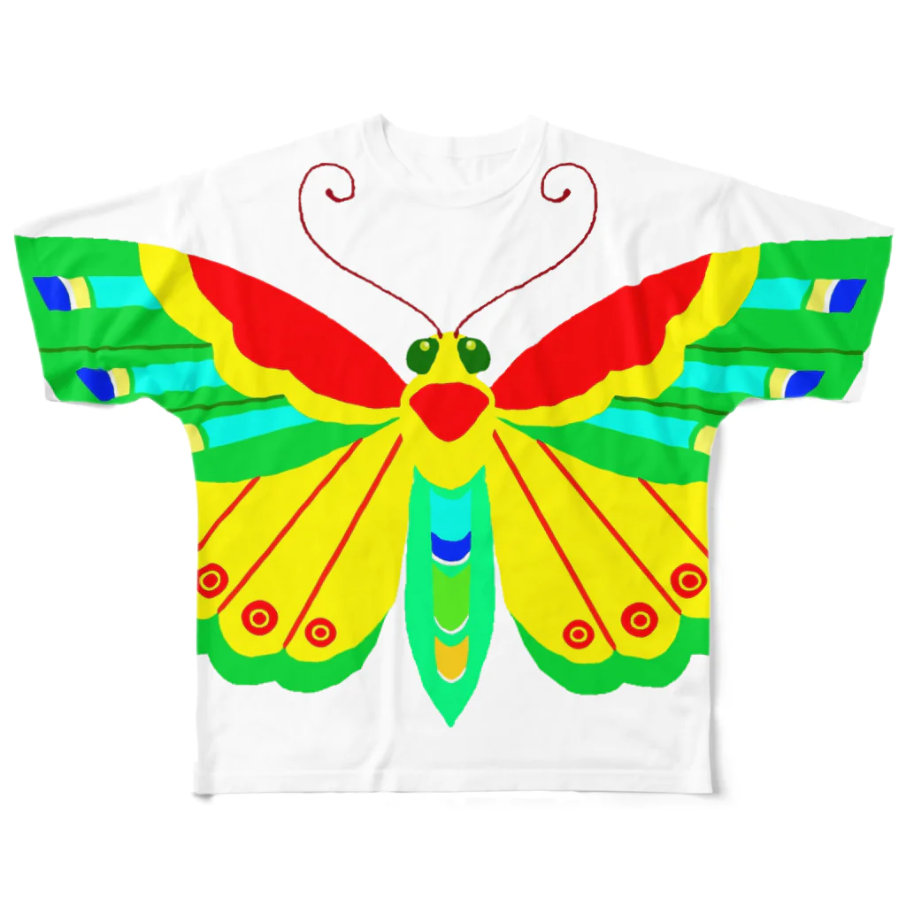 セセリの胡蝶 フルグラフィックTシャツ