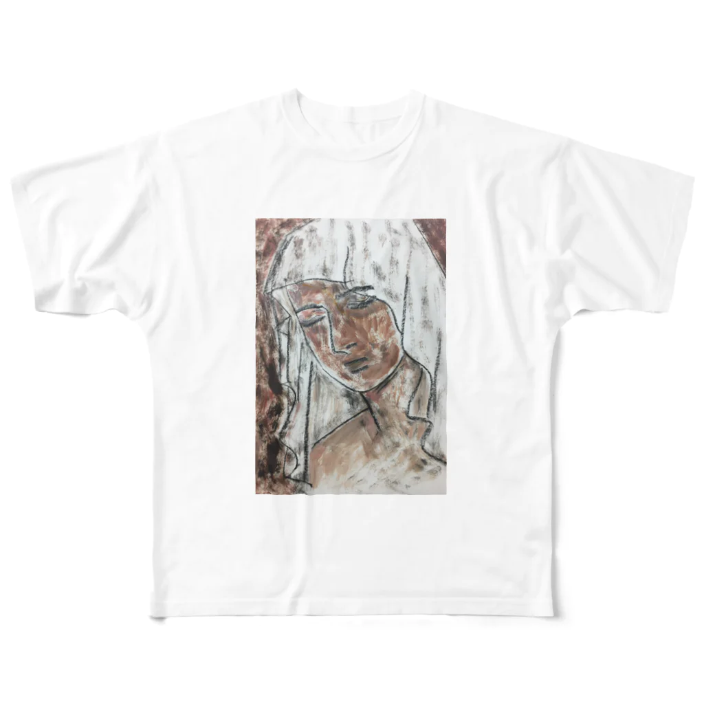 中央刺身市場の「不眠」 All-Over Print T-Shirt