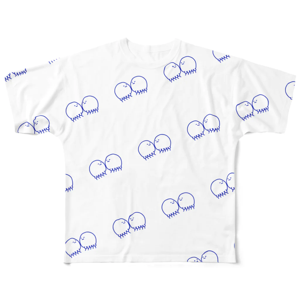 Medusasのゆるくらげちゃん's フルグラフィックTシャツ