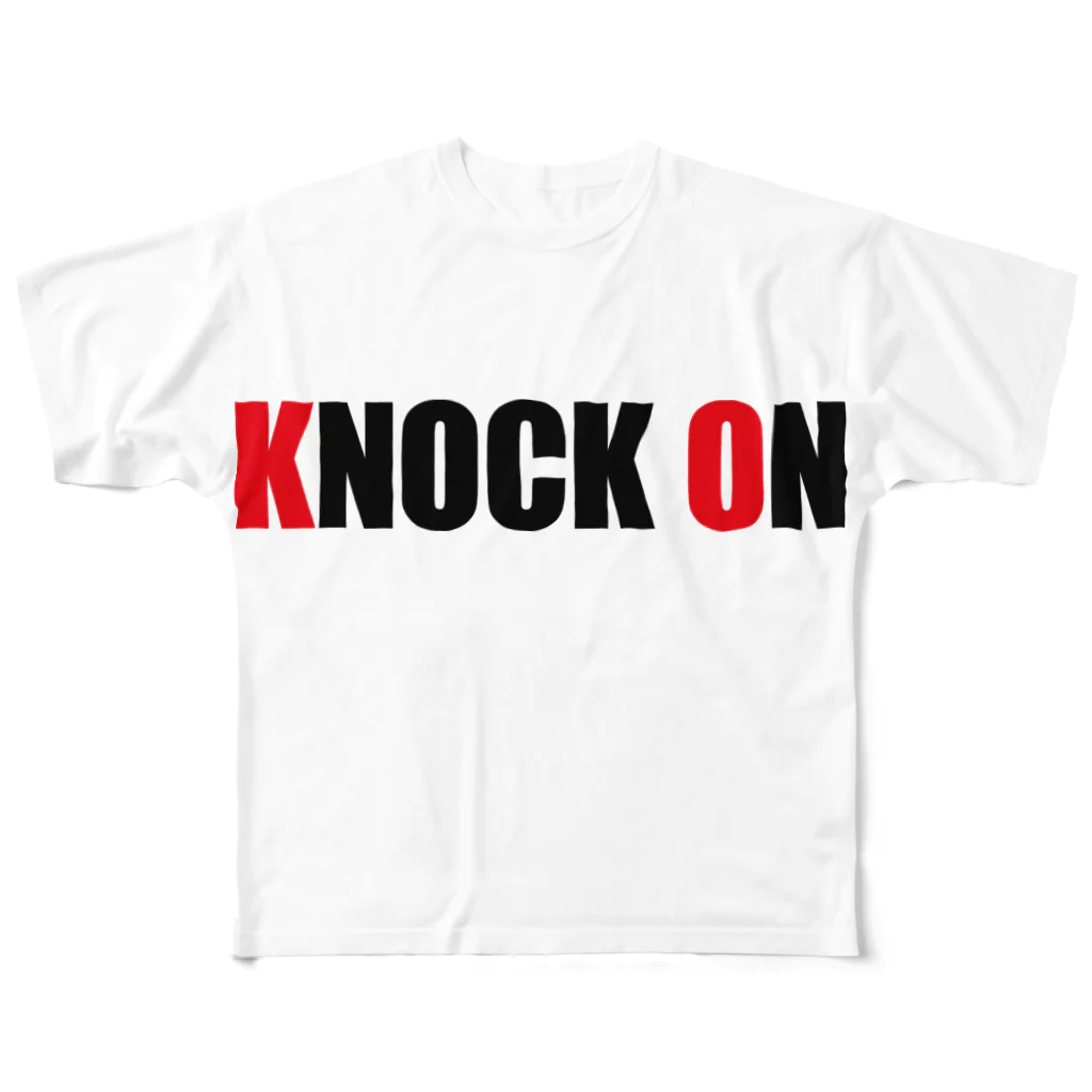 ラグビー　KUMAのラグビー　KNOCK ON  フルグラフィックTシャツ