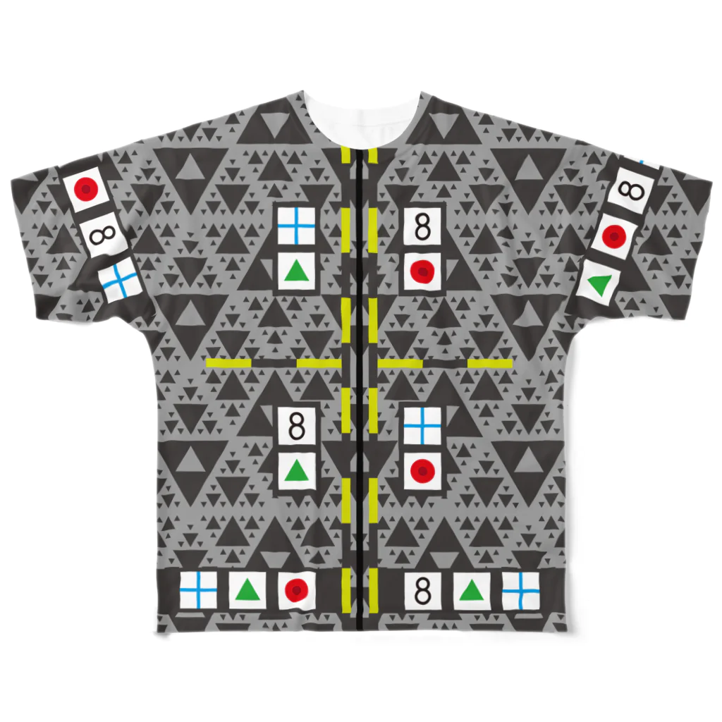 Behind the Scenesの モーキャプ（フラクタル×マーカー） All-Over Print T-Shirt