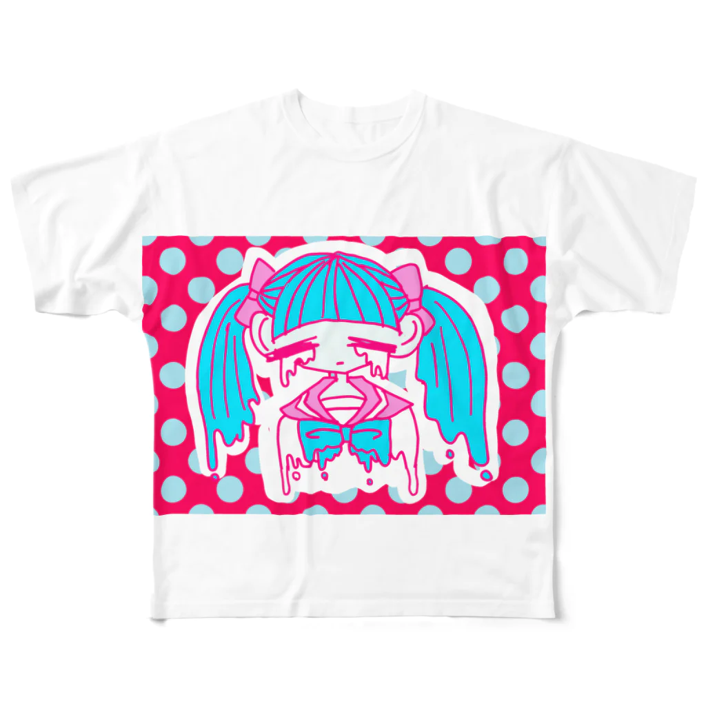 嘔吐屋本舗のぴえんちゃん All-Over Print T-Shirt