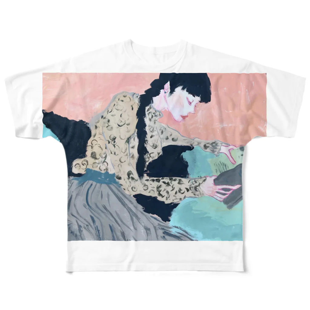 u_niのネムイ ネムイ All-Over Print T-Shirt