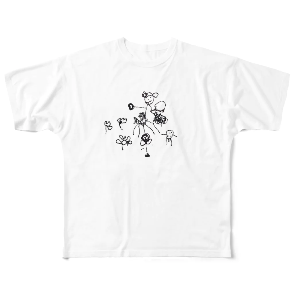 Vinca Storeのびんかのせかい フルグラフィックTシャツ