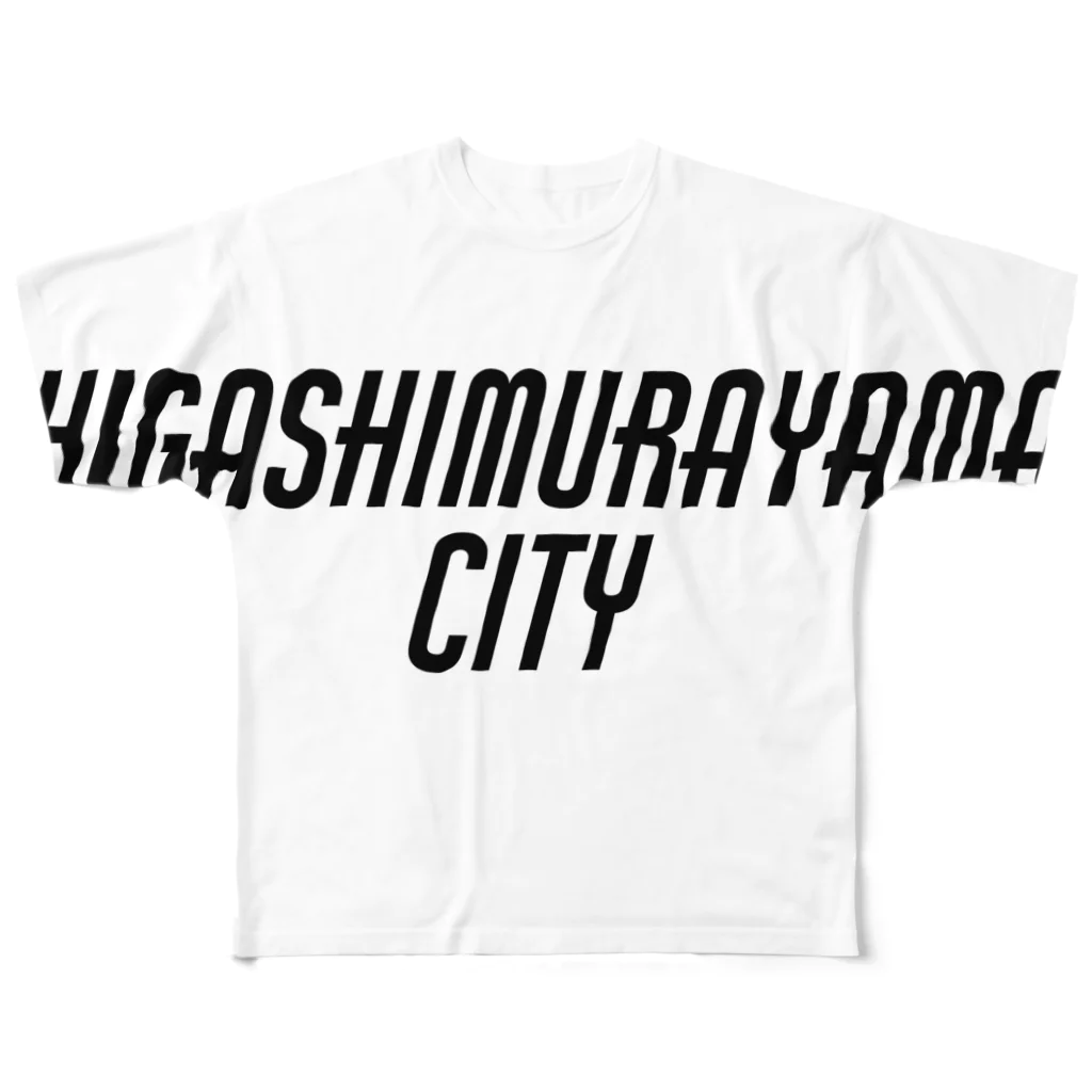 sakuraismのHIGASHIMURAYAMA CITY フルグラフィックTシャツ