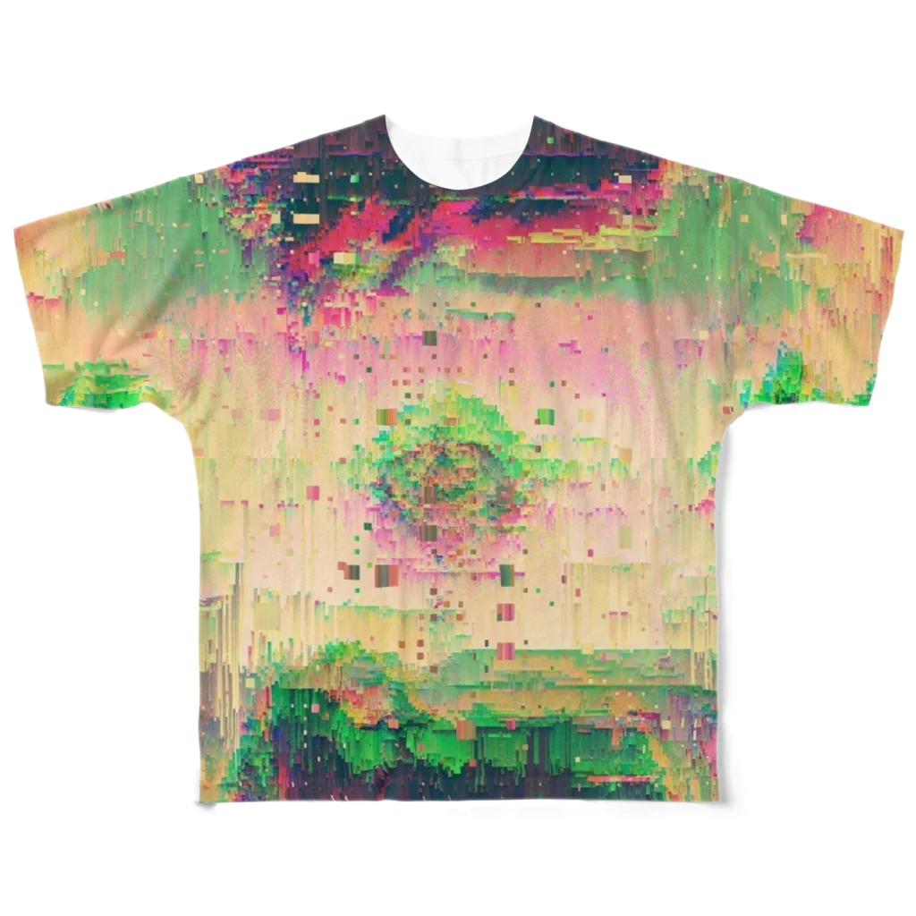 egg Artworks & the cocaine's pixの『人間疾患』 All-Over Print T-Shirt