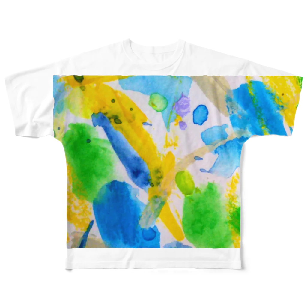 orangecrayonの雨上がり All-Over Print T-Shirt