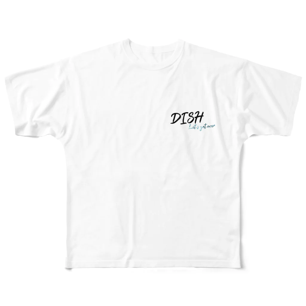 DISHstoreのDISHオリジナルTシャツ All-Over Print T-Shirt