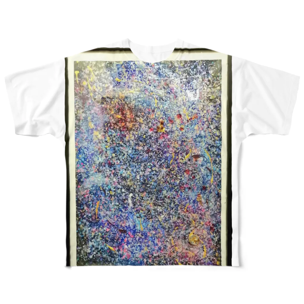 鈴木スピカのM7 20200323 japanese rose & viburnum All-Over Print T-Shirt