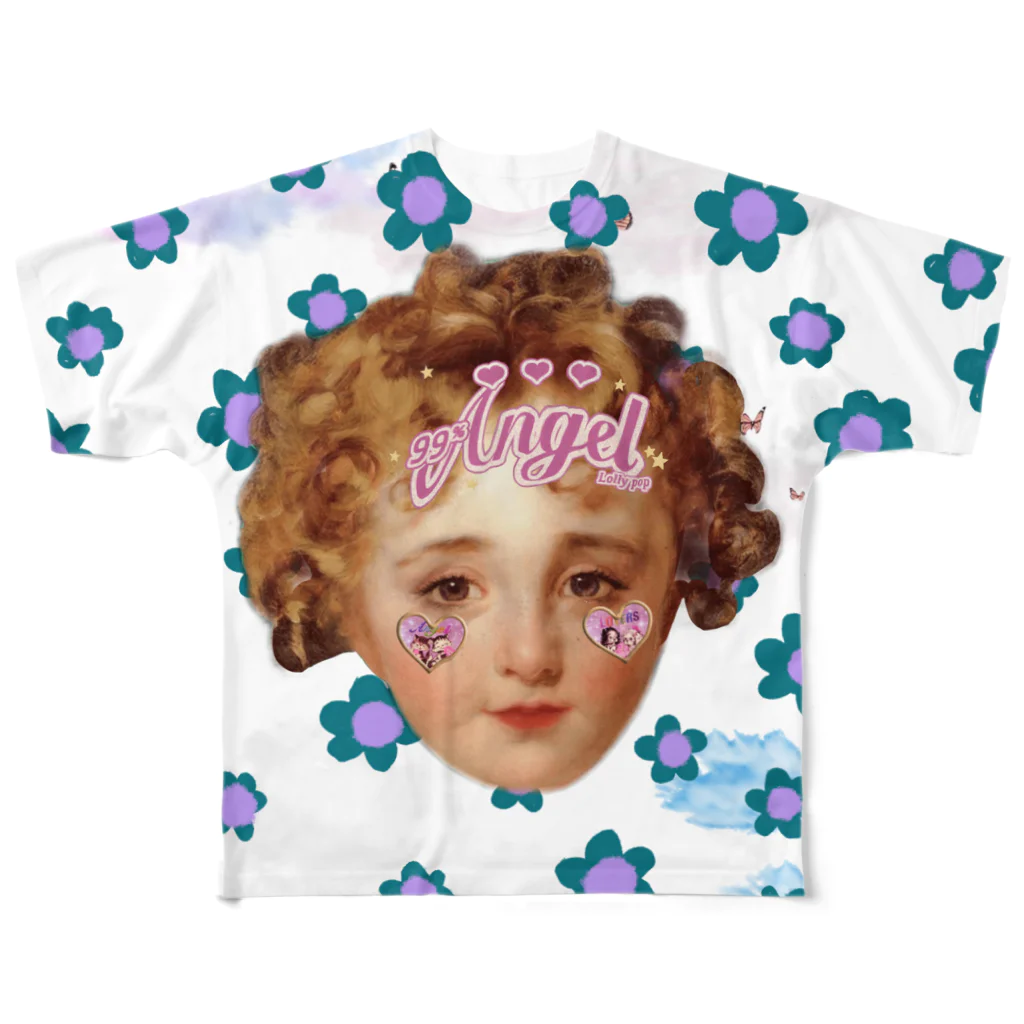 エムの99%エンジェル All-Over Print T-Shirt