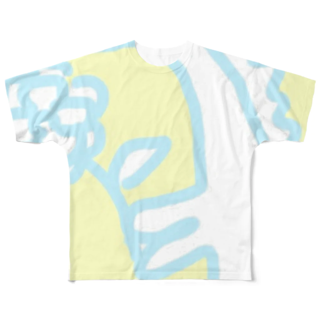 kasumiyolosiyomisuの白馬と花 All-Over Print T-Shirt