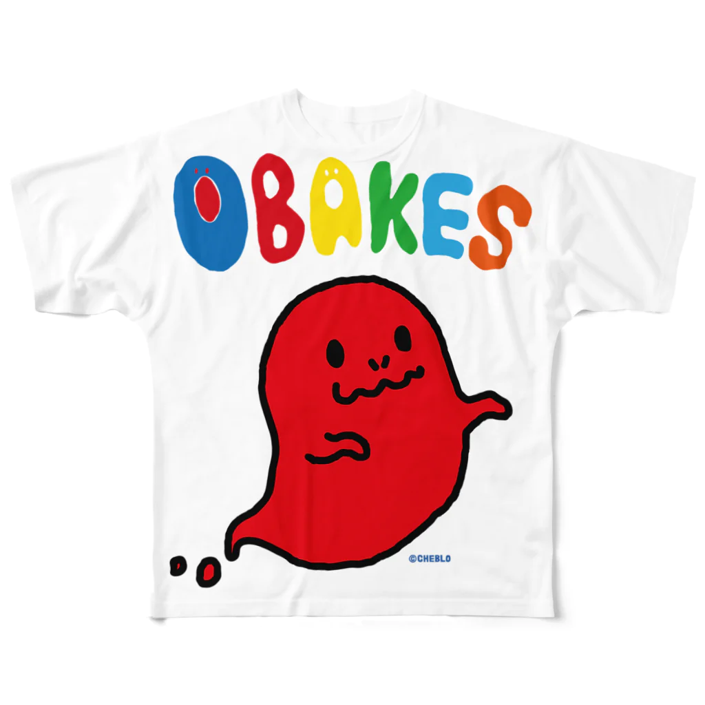 CHEBLOのOBAKES バケオ フルグラフィックTシャツ