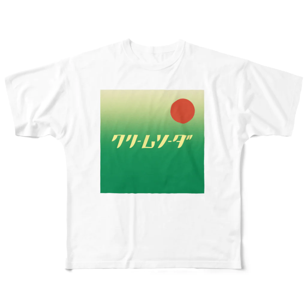 OTAGIRIのクリームソーダ All-Over Print T-Shirt