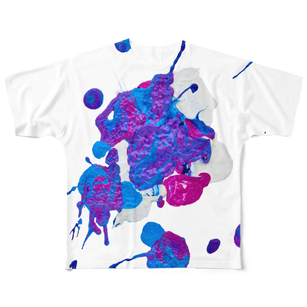 五十嵐灯の流血 All-Over Print T-Shirt