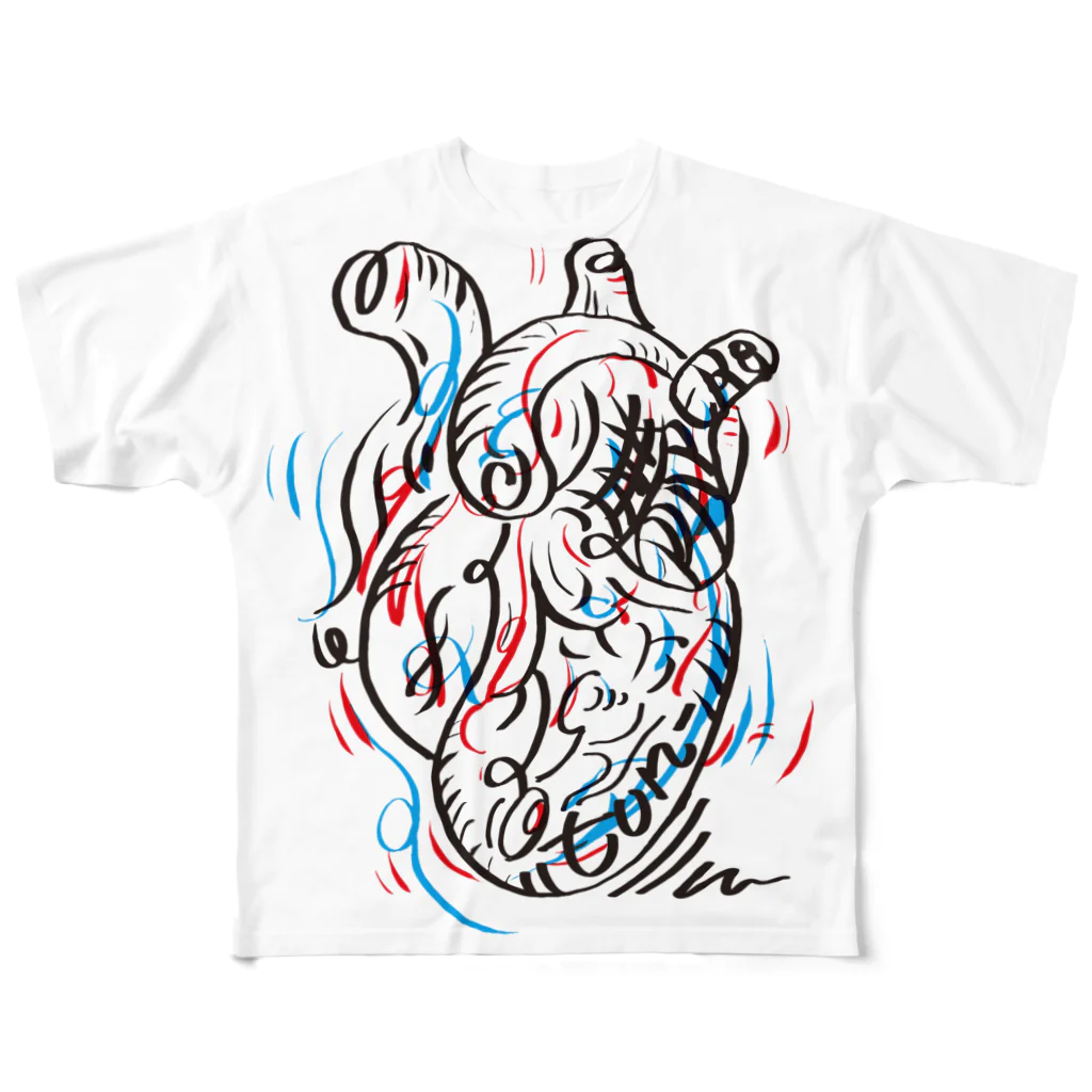 tunのバクバクなぞ〜しん All-Over Print T-Shirt