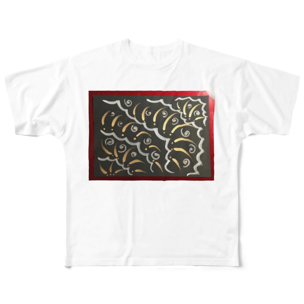🍀森葉子グッズ🍀の闇の中の希望の光 フルグラフィックTシャツ
